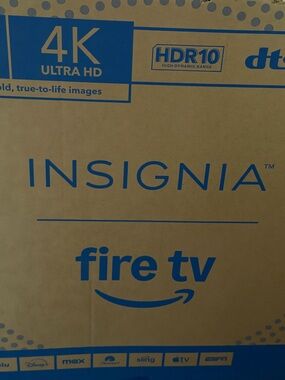 Insignia Fire TV 4K Ultra HD Smart TV - Blue on Brown